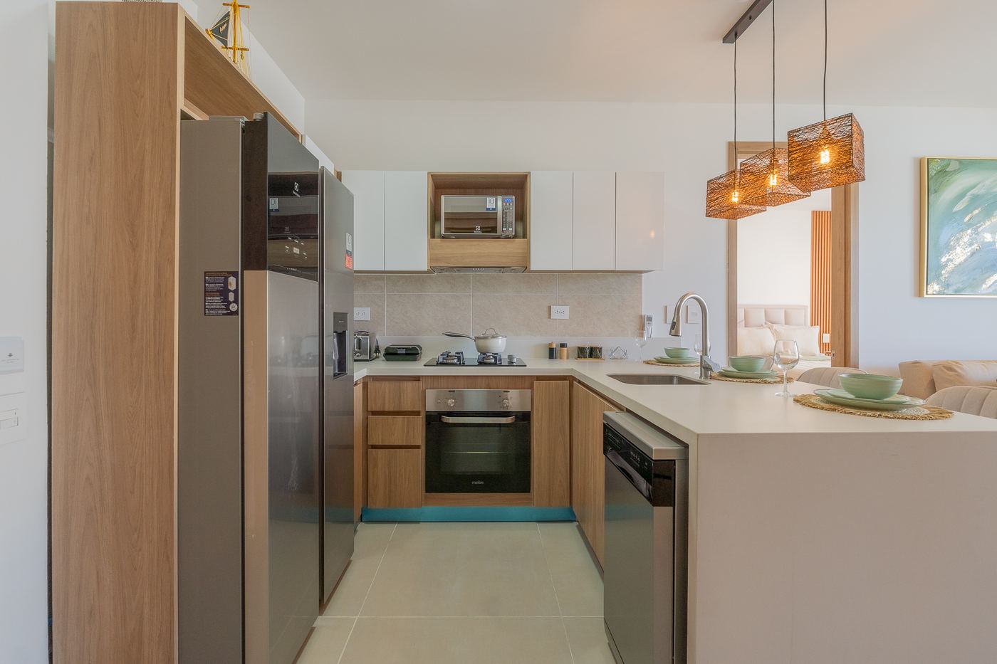 Cocina moderna equipada